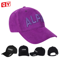 Casquette de baseball souple non structurée à 6 panneaux en tissu Oxford à pois, personnalisable avec broderie, style Dad Hat, marque privée