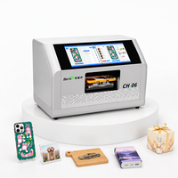 Printer UV Flatbed Beric CH-06 A5 2026 Baru dengan Printhead I3200, Layar Sentuh Pintar Portabel untuk Pencetakan Casing Ponsel Kustom
