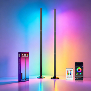 Luz Ambiental LED para Piso TuYa Wifi, Cable USB <span class=keywords><strong>de</strong></span> 1.5M, 5V, APP, Música, 1.2 <span class=keywords><strong>Metros</strong></span>, <span class=keywords><strong>Tres</strong></span> Secciones - Product Image 1