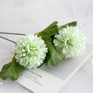 Fleur artificielle en soie Hortensia Papillon de l'Ouest, 10cm-30cm, Rose Orange Vert Bleu Blanc, pour Décoration de Mariage et Accessoire Photo - Product Image 3