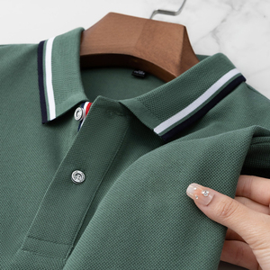 Polo Vintage para Hombre, Lavado, Corte Relajado, Algodón Suave Deslavado, Estilo Casual Retro - Product Image 5