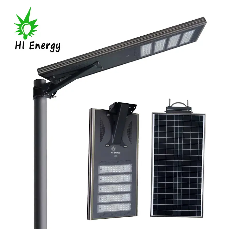 Đèn Đường Led Năng Lượng Mặt Trời 100W 120W Điều Khiển Thời Gian IP66 Cho Đèn Ngoài Trời