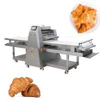 Machine à cuire le pain semi-automatique professionnelle pour boulangerie, avec bande transporteuse, pour la pâte à pizza, les croissants, les noix et le lait