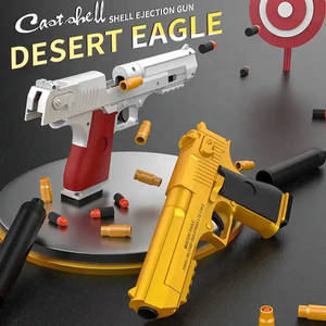 Súng đồ chơi đạn mềm bằng xốp giả rẻ, mô phỏng súng, dành cho trẻ em chơi trò chơi bắn súng, súng Desert <span class=keywords><strong>Eagle</strong></span> đạn mềm - Product Image 3