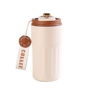 Vaso Térmico Personalizado de Acero Inoxidable de Doble Pared con Aislamiento al Vacío, Libre de BPA, con Pantalla Inteligente de Temperatura y Cuerda - Product Image 1