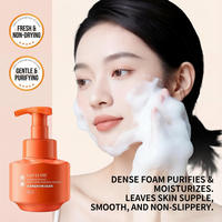 Mousse Nettoyante Quotidienne Douce et Hydratante aux Acides Aminés, Contrôle du Sébum et Anti-Acné, Nettoyant Visage Moussant en Marque Blanche