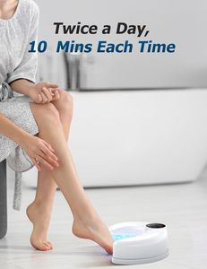 Xách Tay Có Thể Sạc Lại Nail Nấm Điều Trị LED Thiết Bị Ánh Sáng Với 910nm Ánh Sáng Hồng Ngoại 470nm Ánh Sáng Màu Xanh Nail Đèn - Product Image 4