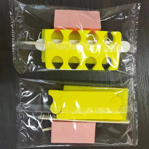Móng chân Kit dùng một lần bán buôn trung tính đóng gói Nail Nguồn cung cấp 200 mỗi trường hợp màu vàng Pedicure Túi Pedicure <span class=keywords><strong>Set</strong></span> - Product Image 1