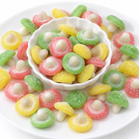 Bonbons gélifiés acidulés aux champignons en gros, Halal, Comestibles, Snacks fantaisie, Confiseries et sucreries chinoises assorties, Fabricant