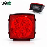 Feu arrière LED HSSH 12V IP68, feu combiné arrière pour camion lourd, remorque, semi-remorque, véhicule de transport
