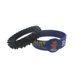 สายรัดข้อมือซิลิโคนกัปตันสะท้อนแสงสีเหลืองน่ารัก - Product Image 5