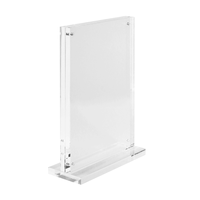 Sur mesure personnalisé A3 A4 A5 A6 acrylique comptoir présentoir permanent support prix Menu cadre Business Sign Holder avec aimants