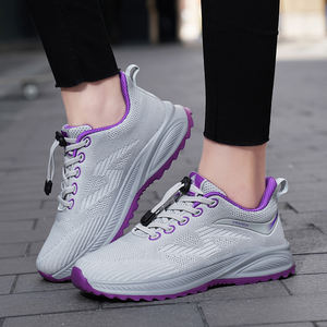 Zapatillas para caminar a <span class=keywords><strong>la</strong></span> moda para mujer signora ragazza sneaker maglia maglia grandi dimensioni casual scarpe da corsa uomo Sneaker - Product Image 5