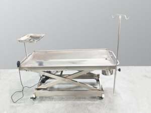 Mesa Quirúrgica Veterinaria Eléctrica de Acero Inoxidable, Mesa de Operaciones Multifuncional para Uso en Hospitales Veterinarios - Product Image 2