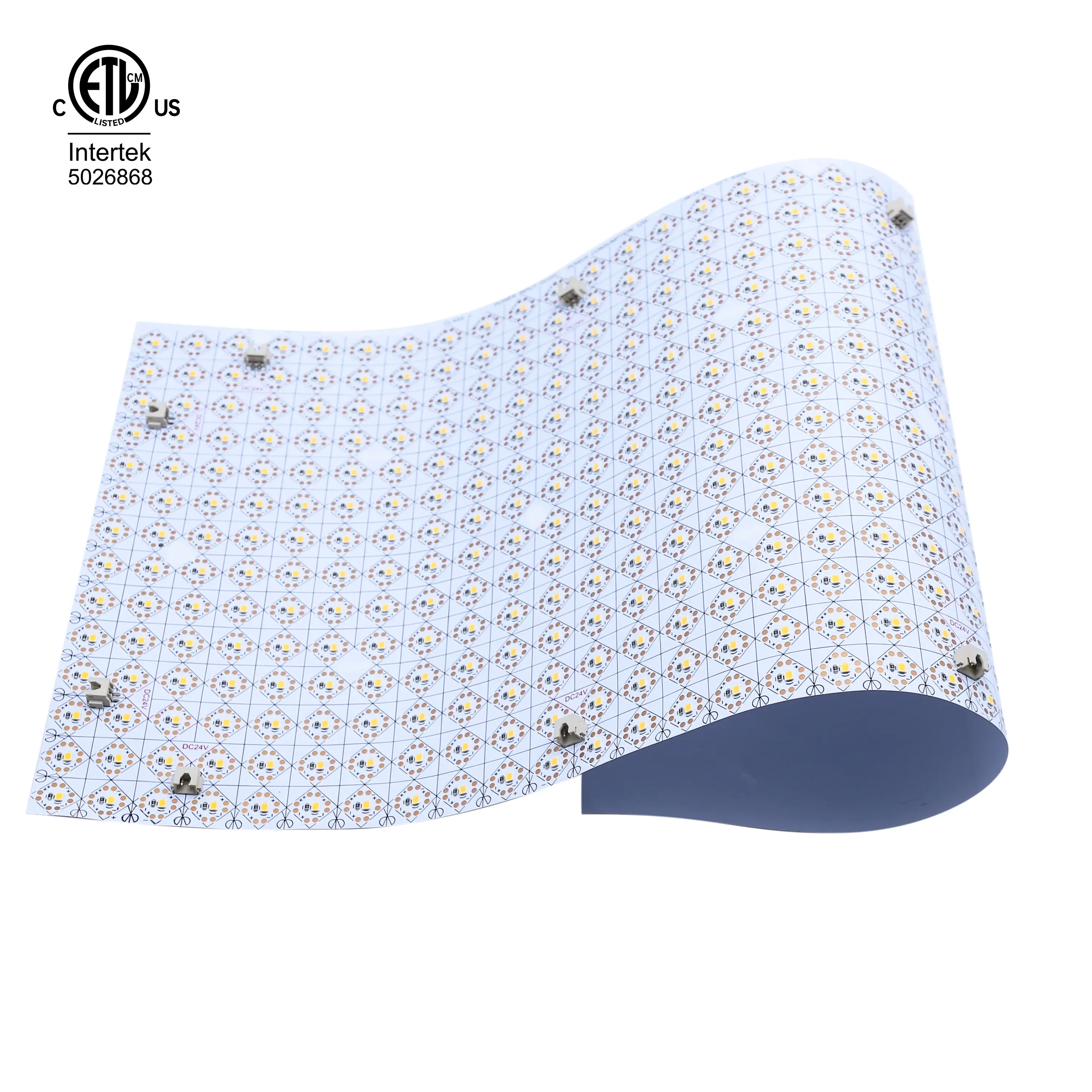 RAYMATES New Design Smart 420LEDs Backlight Flexible LED Sheet Strips 24V Mat Panel Light