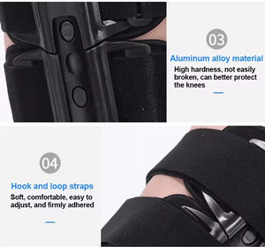 Ortopédico Ajustable Adultos Niños Transpirable Articulación con bisagras Ortesis <span class=keywords><strong>Rodillera</strong></span> - Product Image 6