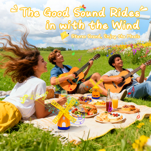 Loa không dây hình cối xay gió hoạt hình sáng tạo, lá xoay độc đáo, đồ trang trí bàn học độc đáo dành cho trẻ em - Product Image 4