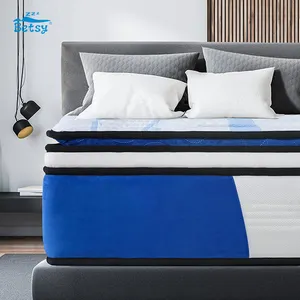 Modern Design Roll Up Pocket Spring Best Mattress Top Grade Modern Latex Foam Mattress Sale
