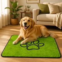 Tapis d'entraînement pour chien en herbe artificielle, moderne, lavable, imperméable, super absorbant, antidérapant, réutilisable pour usage intérieur