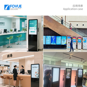 Fovue 49-inch tụ điện cảm ứng từ sàn đến sàn tự phục vụ kinh doanh cửa hàng bán lẻ trung tâm mua sắm văn bản hoạt hình cho trong nhà OEM - Product Image 4