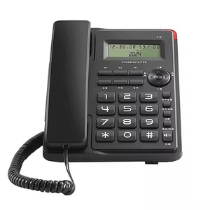 Câblé Bureau Maison Multifonctionnel Un téléphone <span class=keywords><strong>avec</strong></span> identification de l'appelant Ensemble de téléphone <span class=keywords><strong>fixe</strong></span> - Product Image 6