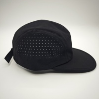 Gorro de nailon para acampar con logotipo personalizado y agujeros de ventilación láser, gorra deportiva para correr y senderismo, gorra de secado rápido transpirable al por mayor para exteriores