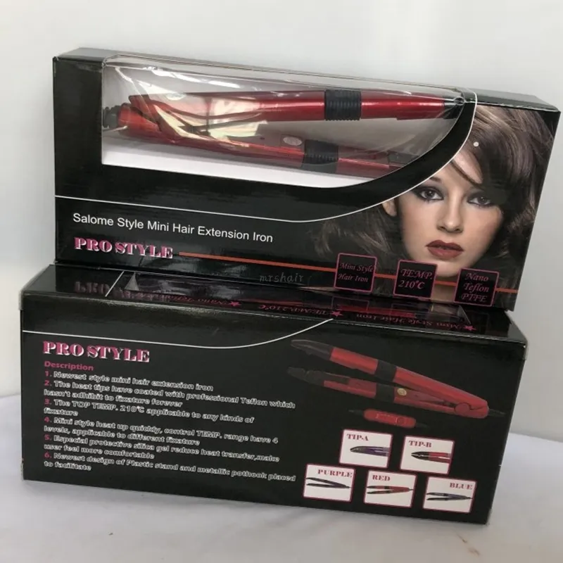Mini loof Heat Iron Keratin Glue Fusion hair connector Control Temperature hair extension machine hair extensions salon tools