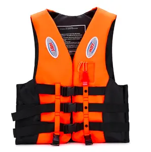 Wholesale Solas kayaking Life Jackets marine for Protect Safety with Reflective Tapes for adult and kids sea life vest