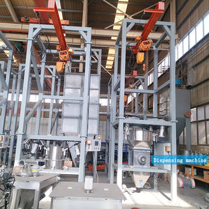 Elevador automático de bolsas grandes para descarga de bolsas a granel, estación de descarga de bolsas de toneladas <span class=keywords><strong>FIBC</strong></span> para polvo de cal de cemento - Product Image 5