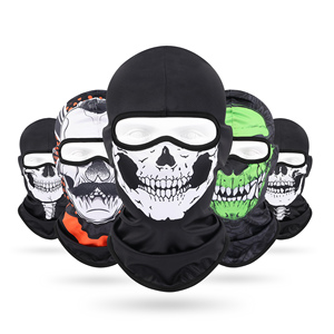 Masker Tengkorak Bernapas Cepat Kering, Penutup Kepala Bersepeda Olahraga Luar Ruangan Pria dan Wanita, Syal, Penutup Leher Tahan Angin Sepeda - Product Image 1