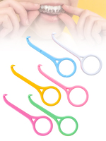 Outil de retrait dentaire en plastique pour crochets d'aligneurs orthodontiques invisibles et amovibles jetables