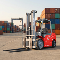 Forklift Listrik Liftron CPD30L 3 Ton Baterai Lithium-Ion untuk Penggunaan Luar Ruangan dengan Jarak Sumbu Roda yang Lebih Panjang untuk Penanganan Pallet di Area Industri