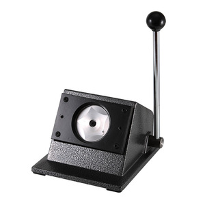 Halbautomat ische Foto kühlschrank magnet maschine Pneumatische runde Form 25/32/37/44/50/56/58/75Mm Magnetknopf-Abzeichen maschine - Product Image 3