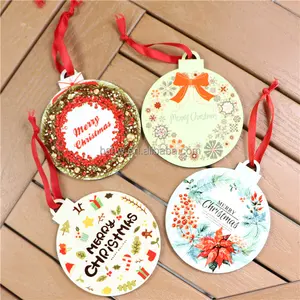 MDFSUB Christmas Wooden MDF Sublimation Blank Hanging Ornament 3mm MDF Double Side Christmas Sublimation Ornaments Blanks