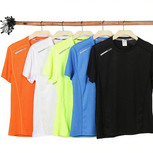 Camiseta Deportiva de Cuello Redondo de Lujo, Transpirable, de Secado Rápido, de Poliéster Sólido con Impresión por Transferencia de Calor, para Maratón, 180g, Lisa, para Exteriores - Product Image 2
