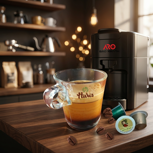 กาแฟแคปซูลตัวอย่างฟรีจากผู้ผลิต 5.5 กรัม กาแฟอาราบิก้าเบลนด์พรีเมียม คั่วแบบซิตี้ รสชาติกลมกล่อม มีคาเฟอีน กาแฟฮิวา รับผลิตแบบ OEM ODM - Product Image 3