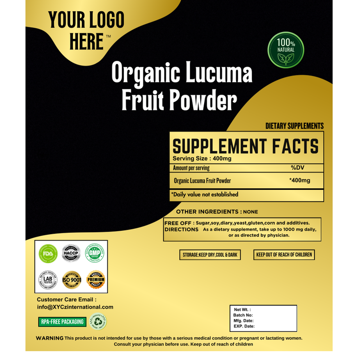 Organic Lucuma Fruit Powder High Quality Dried Fruit 100% Natural Wholesale Organic Lucuma Fruit Powder From Indian