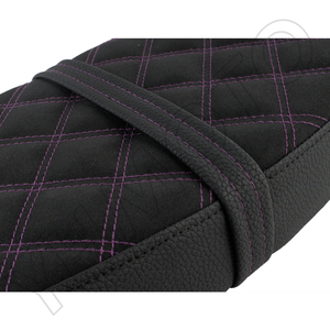 Asiento de Motocicleta para Simson S50 S51 S53, Piezas de Tuning, Asiento Trasero Plano con Cojín de Diamantes y Costuras Coloridas - Product Image 6