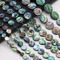 8-20mm gros perles de coquille d'ormeau naturel peint à la main corail blanc pour bricolage femmes collier et Bracelet bijoux