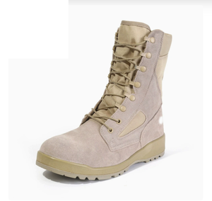 Bottes de désert en cuir véritable et daim TSB21-4, semelle extérieure en PU injectée DMS, légères, coloris kaki, marron, noir, vert - Product Image 1
