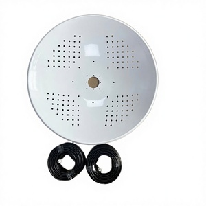 YSTOOM YG142342 <span class=keywords><strong>Antena</strong></span> 4G 5G MIMO 2x2 de 20M con Plato de 90cm, <span class=keywords><strong>Cable</strong></span> de Alimentación, Ganancia de 34dbi, Polarización Horizontal/Vertical, 2 Conectores Hembra - Product Image 4