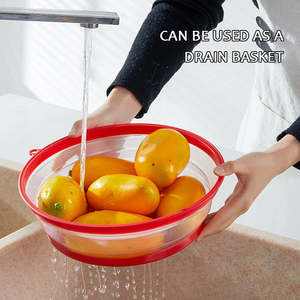 Penutup Microwave <span class=keywords><strong>Splatter</strong></span>, peralatan dapur pelindung percikan makanan untuk buah sayuran, penutup piring Microwave - Product Image 6