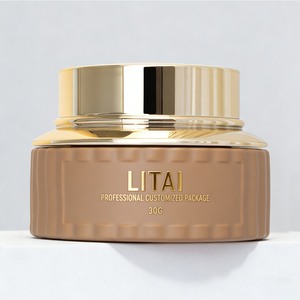 Vente en gros de pots et flacons en verre ronds vides de 30g, 50g, 100g pour crème, soin de la peau, crème exfoliante, <span class=keywords><strong>beurre</strong></span> corporel - Product Image 5