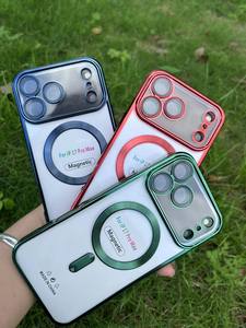 เคสโทรศัพท์2025สำหรับ iPhone 14 15 16 17 Pro เคสแม่เหล็กกันกระแทกหลากสีเคสชาร์จสำหรับ iPhone 15 16 17 PRO MAX - Product Image 5