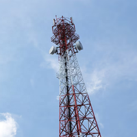 Tour de communication de pylônes de télécommunications en acier à triangle carré galvanisé 40m 30m 20m
