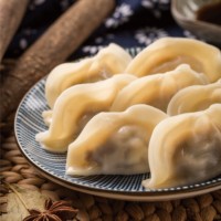 Sanquan Gefrorene Pilz- und Gemüseknödel - 500g Beutel Schnellkoch-Snack für Convenience Stores