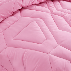 Fairy Tale <strong>Princess</strong> Quilted Polyester <strong>Bedding</strong> for Girls Reversible Pink Comforter Crown Star Gift Box Print Kids Room Decor - Product Image 4