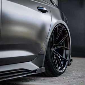 Rines Forjados Negros Cóncavos Profundos de 17 18 19 20 21 22 <span class=keywords><strong>23</strong></span> Pulgadas 5x114.3/5x120/5x112/5x108 para Audi A4 S4 RS5 RS7 B9 B8 - Product Image 1
