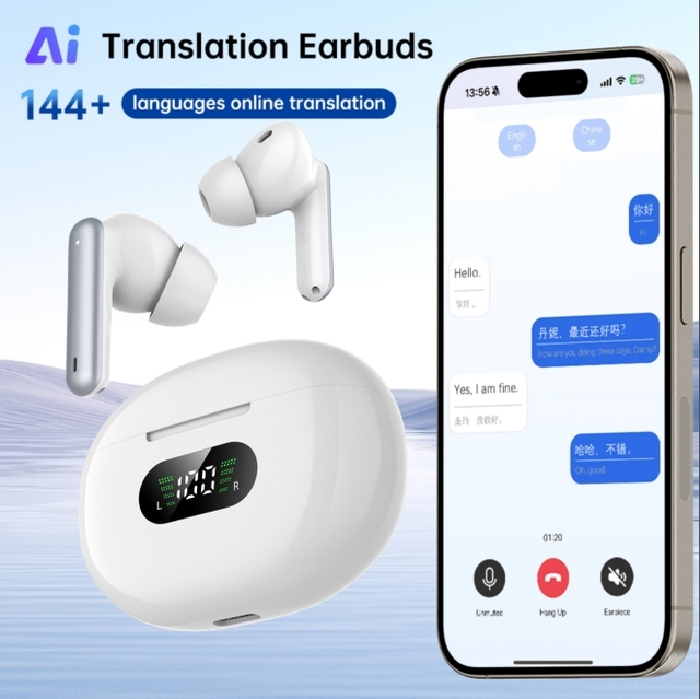 AI Translation Languages Earbuds Headphones ANC ENC True Wireless Earbud Earphones