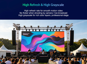 Pantalla LED de Alta Definición para Interiores/Exteriores P3.91, Resistente al Agua IP65, Legible Bajo la Luz Solar, para Ceremonias de Boda y Espectáculos - Product Image 5